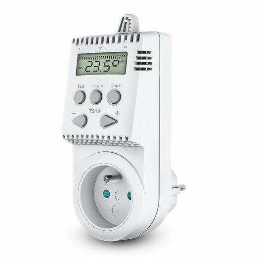 zásuvkový termostat TS-10 programovatelný